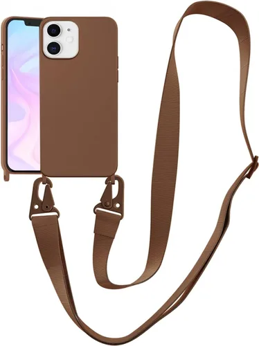 Vista 25 de Funda compatible con iPhone 8 Plus, iPhone 7 Plus/6 Plus/6S Plus con cordón, funda cruzada para iPhone con correa ajustable de silicona para iPhone