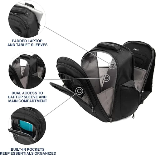 Vista 4 de Travelpro Tourlite Mochila para portátil (negro)