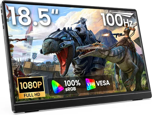 Vista 12 de MNN Monitor portátil de 14 pulgadas FHD 1920 * 1200P USB C HDMI Ultradelgado IPS para viajes con altavoces, HDR Plug&Play, monitor externo