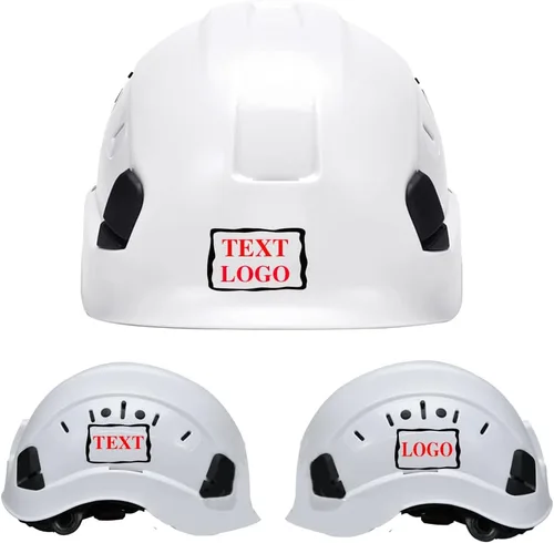 Vista 27 de Casco de seguridad personalizado para construcción Casco de trabajo de seguridad con suspensión de trinquete ajustable de ala completa con carcasa