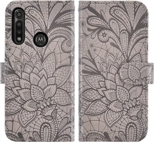 Vista 5 de Asuwish Funda compatible con Moto G Power 2020 y protector de pantalla de vidrio templado, accesorios de celda, soporte para tarjetas, soporte