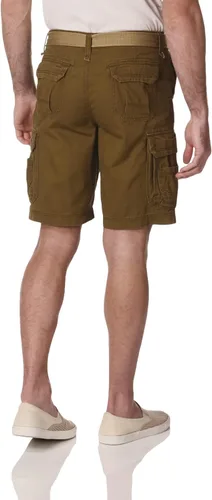 Vista 19 de Unionbay Survivor pantalones cortos de cargo con cinturón para hombre