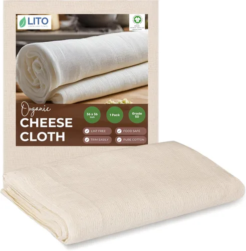 Vista 10 de Bolsas de especias de algodón orgánico con cordón – 30 bolsas de té reutilizables de 3 x 4, bolsas de muselina para cocinar, bolsa de sopa, hierbas