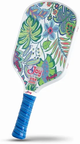 Vista 22 de 4Joy Pala de pickleball Premio - Fibra de carbono T700, núcleo de 0.63 pulgadas, aprobada por USAP