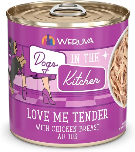 Vista 14 de Latas y bolsas de alimentos húmedos sin granos "Dogs in the Kitchen" de Weruva, Rojo