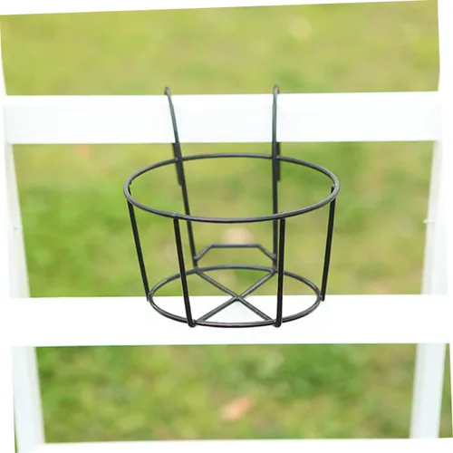 Vista 5 de Yardwe Estantes para plantas al aire libre, cestas colgantes para plantas, estante para plantas colgantes, macetas, macetas colgantes, macetas