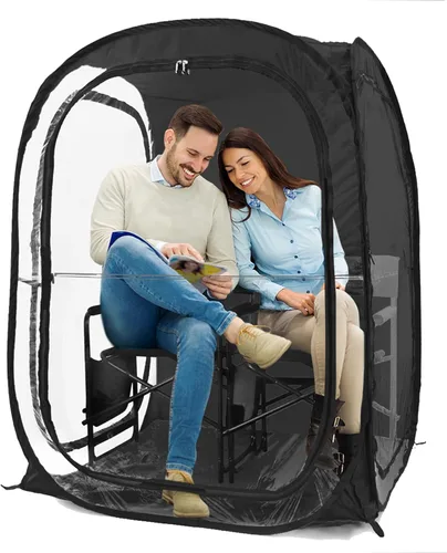 Vista 16 de WeatherPod® Pop-Up Sports Tent 1-2 Person – Instant Setup MyPod™ Original Shark Tank All-Weather Shelter for Outdoor Sports, Rain, Wind & Cold