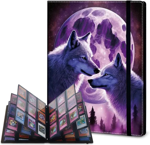 Vista 16 de Rossy Carpeta de tarjetas con 4 bolsillos, carpeta de tarjetas intercambiables, álbum de colección de tarjetas, para 160 tarjetas de carga lateral