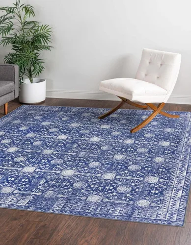 Vista 12 de Unique Loom Timeless Collection - Alfombra de área - Florencia (2' x 3' 1", rectangular, gris/marfil)