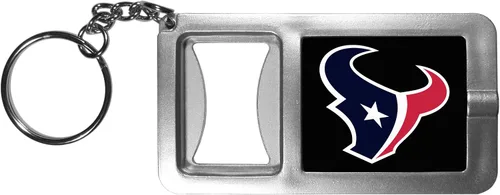 Vista 9 de Siskiyou Sports NFL unisex-adult Flashlight Key Chain With Bottle Opener