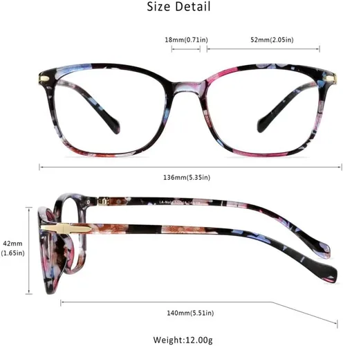 Vista 3 de LifeArt Lentes de bloqueo de luz azul, antifatiga ocular, anteojos de lectura para computadora, anteojos de TV para mujeres y hombres, antirreflejos