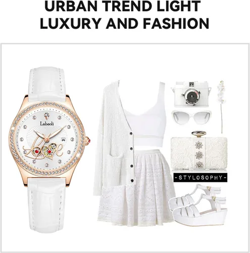 Vista 7 de devacoWomen's Watches Watches for Women Quartz Casual Watch for Women, Calendar Women's Watches Chronograph Women's Wrist Watches