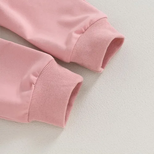 Vista 39 de Conjunto de sudadera con estampado para bebé y niña, sudadera larga para otoño e invierno
