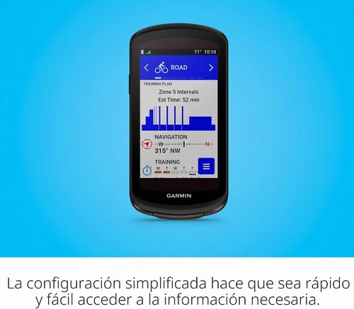 Vista 5 de Garmin Edge® 1040 - Computadora para bicicleta con GPS y capacidad de carga solar