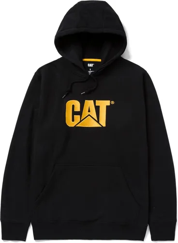 Vista 14 de Sudadera con capucha CAT para hombre con logotipo frontal bordado de CAT, sistema de gestión de cable S3 y bolsillo con bolsa Musgo del ejército