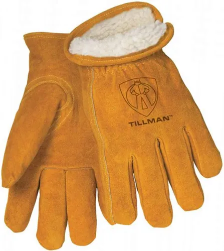 Vista 5 de Tillman 44-M Guantes de Soldadura TIG Medianos de Piel de Cabrito de Grano Superior Negro