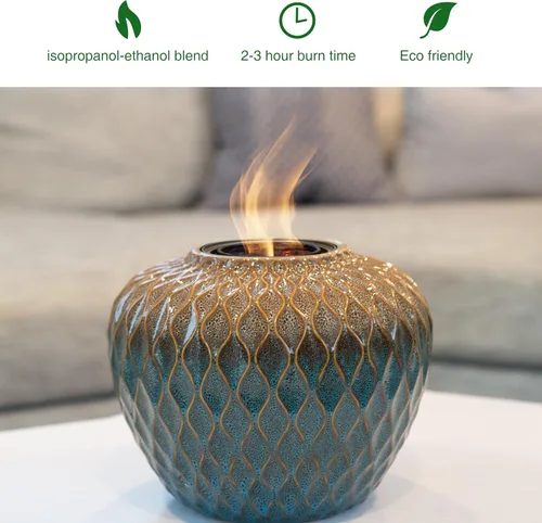 Vista 4 de Echo Valley EchoFlame - Combustible de gel para chimeneas interiores y exteriores (paquete de 12)