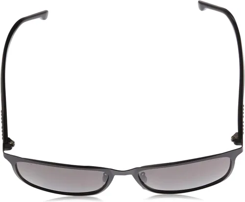 Vista 4 de Hugo Boss Gafas de sol clásicas para hombre, negro mate, 59, negro mate, 59, Mate negro