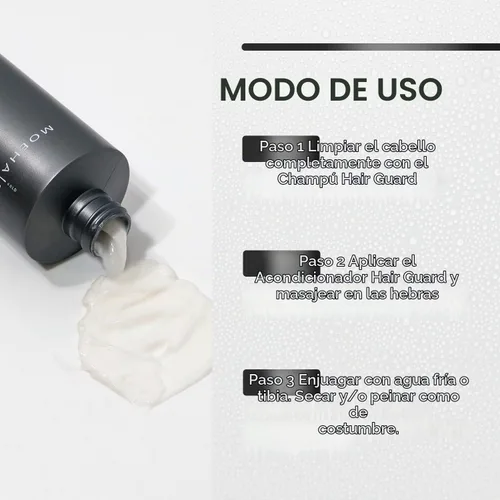 Vista 5 de Moehair Acondicionador protector capilar de 12 onzas líquidas. Acondicionador para la pérdida del cabello. Vitamina E, aceite de argán y ginseng
