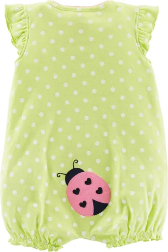 Vista 2 de Simple Joys by Carter's - Paquete de 3 mamelucos con botones a presión para niña