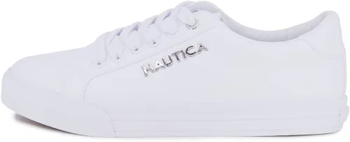 Vista 2 de Nautica Zapatos casuales de tenis con cordones para mujer