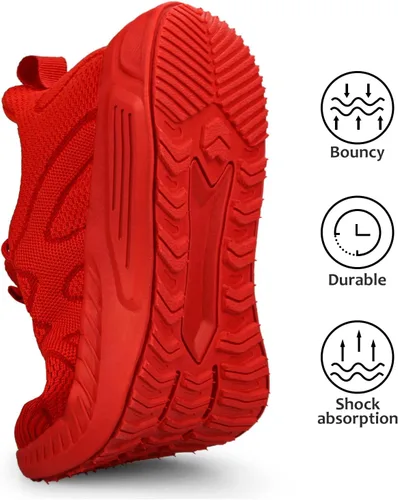 Vista 3 de Feethit Tenis de correr para mujer, ligeros, antideslizantes, cómodos, a la moda