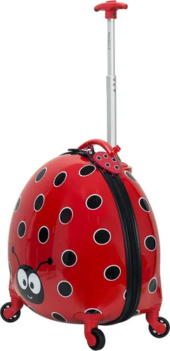 Vista 4 de Rockland - Maleta infantil giratoria con exterior rígido de policarbonato, Ladybug), B02-LADYBUG
