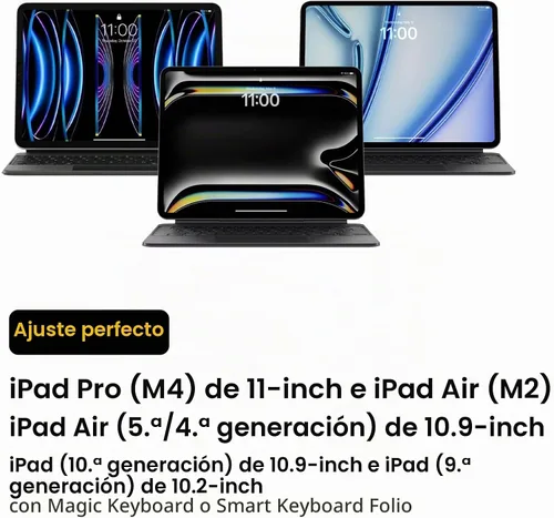 Vista 7 de tomtoc DefenderACE - Funda para iPad de 11 pulgadas Funda de transporte resistente a derrames y agua para iPad Air M4/M3 de 11 pulgadas 2026, iPad