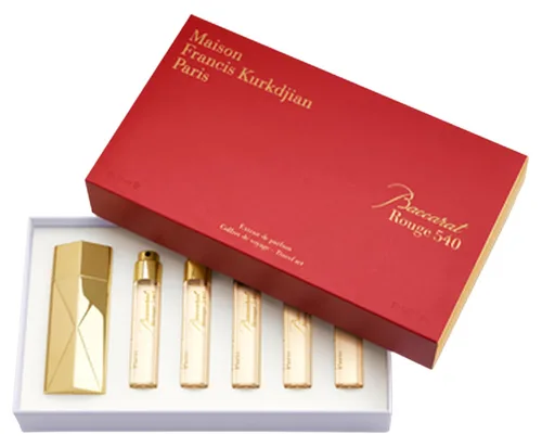 Vista 2 de Baccarat Rouge 540 Juego de Viaje de Maison Francis Kurkdjian para Unisex - Juego de Regalo de 6 Piezas 5 x 0.37 Extrait De Parfum Spray (Repuesto)