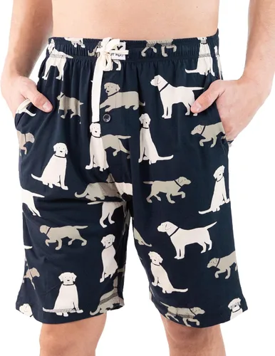 Vista 57 de Lazy One - Pantalones cortos de pijama para hombre, ropa de dormir