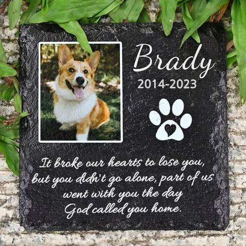 Vista 12 de Regalos conmemorativos personalizados para perros, piedras conmemorativas para mascotas, piedra conmemorativa para perros, regalos personalizados
