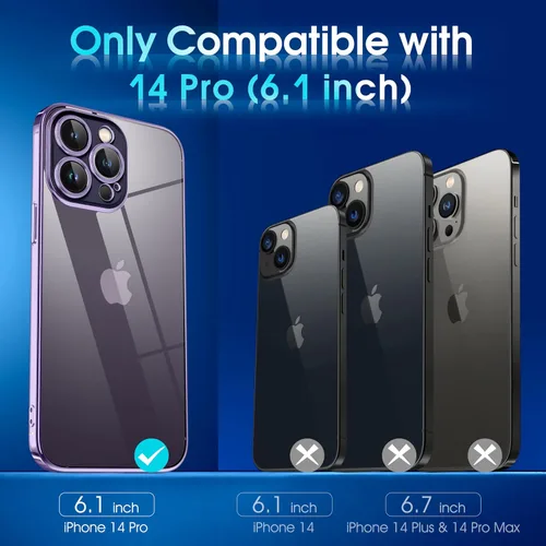 Vista 759 de Supdeal Funda cristalina transparente para iPhone 11, [No se amarillea] [Protección de la cámara] [Probado contra caídas de grado militar] Funda