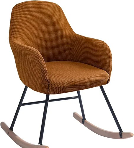 Vista 15 de Fundas elásticas para mecedoras con brazos y respaldo alto, para sala de estar, muebles del hogar, dormitorio, relajación, protector de silla