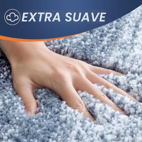 Vista 3 de OLANLY - Alfombras de baño pequeñas de 24 x 16 pulgadas, alfombras de baño de microfibra extra suave y absorbente Alfombra de baño de felpa