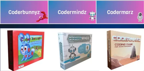 Vista 5 de ¡El juego de mesa de codificación STEM más completo de la historia! Aprende todos los conceptos que necesitas en programación de computadoras en una