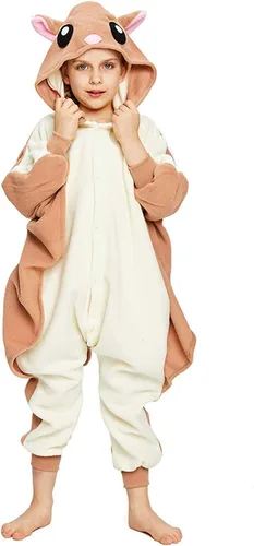Vista 2 de Pijama tipo mameluco para niñas y niños, unisex, de anime y de una pieza, para Halloween, Navidad, fiesta de disfraces y Cosplay, talla 4T