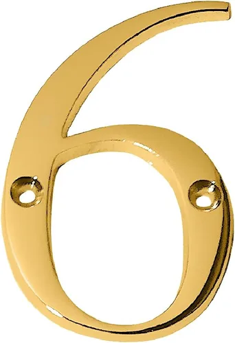 Vista 12 de Clio Números de buzón de latón macizo de 3 pulgadas, números de casa para exteriores, placas de dirección para números de casa, letrero de dirección