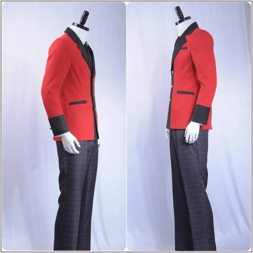 Vista 3 de Cos-Love Kakegurui - Disfraz de jugador compulsivo de anime Manyuuda Kaede, para hombre