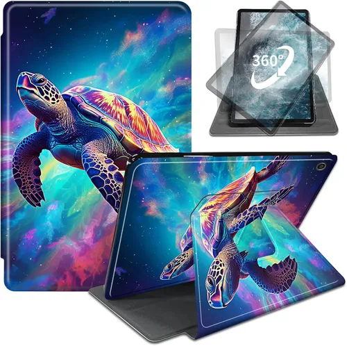 Vista 20 de Funda para iPad de 10.2 / iPad de 9ª generación 2021/iPad de 8ª generación 2020/iPad de 7ª generación 2019, rotación de 360 grados + encendido