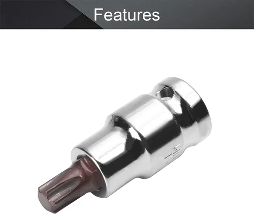 Vista 32 de Utoolmart 1/2" Drive x 0.551 in largo Hex Bit Socket, métrico, S2 y Cr-V acero 1pcs