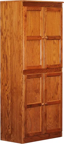 Vista 6 de Concepts In Wood Gabinete de Almacenamiento - Estantes Ajustables - 30 x 72 (Cereza)