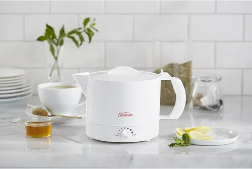 Vista 2 de Sunbeam, Olla caliente eléctrica blanca, 1