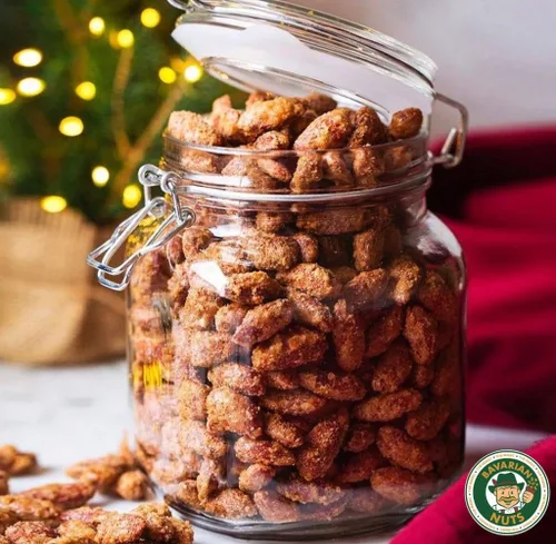 Vista 3 de The Magic Bavarian Nuts - Almendras tostadas con canela. Anacardos, pecanos y cacahuetes