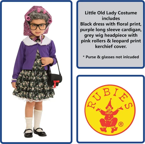 Vista 2 de Rubies Little Old Lady - Disfraz infantil