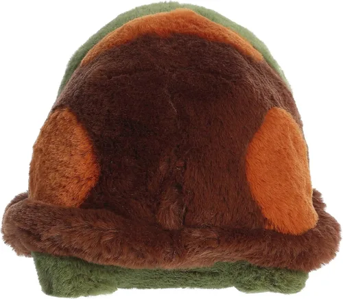 Vista 4 de Aurora Adorable Spudsters Tony Turtle Animal de peluche – Abrazos reconfortantes – Compañeros juguetones – Verde 10 pulgadas