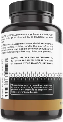 Vista 6 de Ancient Bliss Glicinato de magnesio para músculos y nervios, suplemento de apoyo digestivo e inmunológico, suplemento de magnesio para mujeres