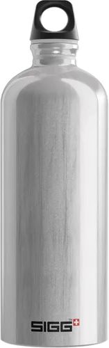 Vista 7 de Sigg - Botella de agua de metal reciclado - Traveller - Fabricada en Suiza - Para bebidas carbonatadas - Sin BPA - 20 Oz Glacier
