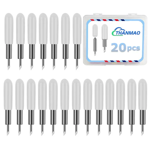 Vista 6 de THANMAO 10 cuchillas de corte de repuesto compatibles con Joy/Joy Xtra, corte de tela de vinilo de carburo estándar compatible con Joy Machine