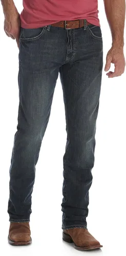 Vista 24 de Wrangler Jeans retro ajustados de pierna recta para hombre