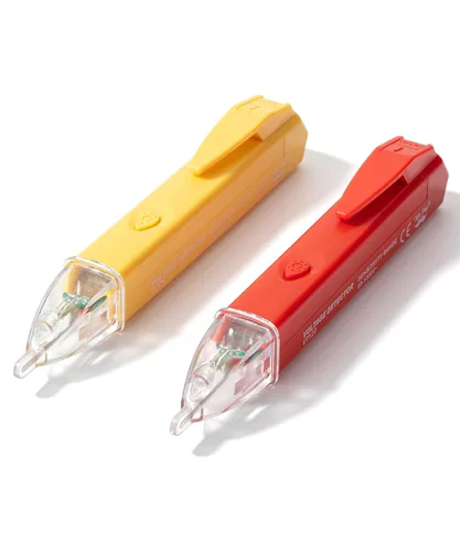Vista 10 de Mr. Pen Probador de voltaje, detector de voltaje de CA sin contacto, pluma probadora eléctrica, rojo y negro Tester Electric, Electric Tester Pen